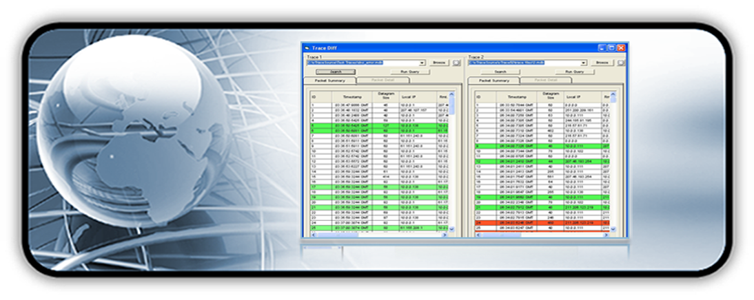 cTrace Side by Side Trace Comparison